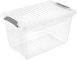 keeeper leonie Clipbox, 5,4 l, Modular stapelbare Aufbewahrungsbox, Clipdeckel zum