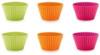 L&eacute;ku&eacute; Cupcake-Form, Silikon, mehrfarbig, 10 cm