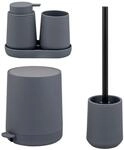eluno Badezimmer-Set TESERO mit Soft-Touch Oberfl&auml;che, Bad-Accessoires Set...