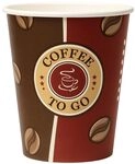 FALAMBI 1000 Stk. Kaffeebecher Coffee to go, Pappbecher 200 ml, 8oz - Made in...
