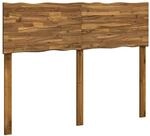 vidaXL Kopfteil mit Live Edge Rostock Natur 140 cm Massivholz Akazie