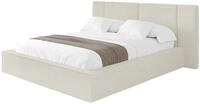 ALTDECOR Polsterbett ohne Matratze RIVO 140x200 - Creme | Polsterbett mit...