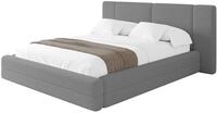ALTDECOR Polsterbett ohne Matratze TEVO 200x200 - Grau | Polsterbett mit...