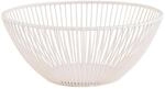 APS 30426 Korb -SVART- in whisper white &Oslash; 20 cm, H&ouml;he 8 cm | H&ouml;he 8 cm