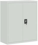 vidaXL Aktenschrank Hellgrau 90x40x105 cm Stahl