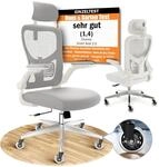 CLOUVOU SmartSeat B&uuml;rostuhl Ergonomisch [TESTSIEGER] | Drehstuhl 150kg