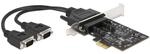 Delock 90048 PCI Express Karte zu 2 x Seriell RS-422/485 mit 15 kV ESD Schutz