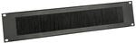 Adam Hall 19" Parts - Rackblende mit B&uuml;rstenleiste | 2 HE; Stahl