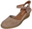 VERBENAS Damen Sandalette MALENA serraje tan piedra