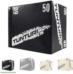 Tunturi Plyo Box, Soft Plyometric Box, Fitnessbox, 40 x 50 x 60 cm, Holz mit Eva