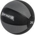 SPORTINATOR&reg; Training's Medizinball in grau/schwarz, mit Gewichtsangabe auf dem