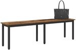 vidaXL Bank Altholz 160 x 35 x 45 cm Holzwerkstoff, Moderner rechteckiger...