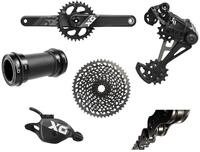 SRAM X01 Eagle Dub 170 Boost BB30 BB 170 mm Boost Schwarz 32T 10-50T
