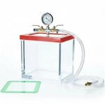 Mucola Vakuumkammer Entgasungskammer mit Manometer 7,39 L 220x210x160 mm |...