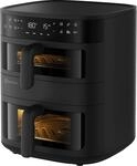 Electrolux Air Fryer 800 Doppelschublade Dual Zone 11L (4+7) EAFD11B | Fritteuse ohne