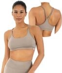 SMILODOX Sport BH Damen Timea Shaped Fit Racerback, Seamless Sport Bustier mit