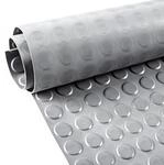 Gummimatte Noppen TPE geruchsarm Grau - Antirutschmatte 100 x 50 cm |...