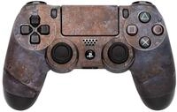 Software Pyramide Skin f&uuml;r PS4 Controller Rusty Metal Cover PS4