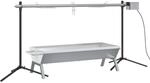 vidaXL Rotisserie-Grill Automatisch Edelstahl