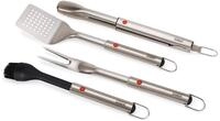 Joseph Joseph GrillOut 4-teiliges Edelstahl BBQ-Utensilien-Set mit Aufbewahrungsetui,