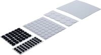 BGS DIY 80865 | Filzgleiter-Satz | selbstklebend | 131-tlg. | Rund &Oslash; 10, 15,...