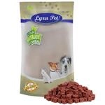 Lyra Pet&reg; 1 kg Pferdefleischw&uuml;rfel getrocknet - Kausnack f&uuml;r Hunde |...