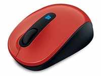 Microsoft Sculpt Mobile Mouse (Maus, rot, kabellos, für Rechts- und...