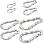 vasalat Karabiner Set 4 Gr&ouml;&szlig;en Karabinerhaken - Feuerwehr Karabiner,...