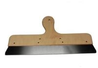 Toolland Fl&auml;chenspachtel, rostfreier Stahl, Holzgriff, 400 mm
