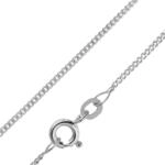 trendor Feine Panzerkette 925 Silber Rhodiniert 1,2 mm breit 41086 |...