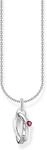THOMAS SABO Kette mit Together-Ring-Anh&auml;nger Silber 925 Sterlingsilber, Geschw&auml;rzt