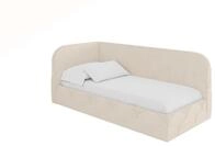 ALTDECOR Jugendbett ohne Matratze - ELRY 80x200 Beige | Kinderbett Polsterbett