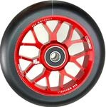 F26 Stunt Scooter Rolle, Spy7, 110 mm, Rot/PU Schwarz | mit ABEC 11 Kugellager,...