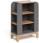 VitaliSpa Kinderregal Malia, Artisan/Grau, 60 x 88 cm | mit 9 f&auml;chern, mit