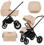 BabyLux&reg; Kinderwagen 2in1 ROSSO, Faltbar Leicht Kombikinderwagen Set incl.