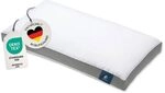 K&uuml;hlendes Kopfkissen 40 x 80 cm, ergonomisches Nackenkissen, 8cm Au&szlig;ensteg 