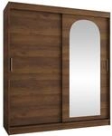 Mirjan24 Kleiderschrank Samker 180, 2-t&uuml;riger Schiebet&uuml;renschrank mit...