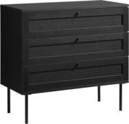 Rattan Kommode, Kommode mit Schubladen, Kommode Schlafzimmer, Schubladenkommode...