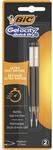 Bic Gelschreiber Ocity Quick Dry 0,7 mm, Schwarz, 2 St&uuml;ck