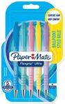 PAPER MATE Flexgrip Ultra-Druckkugelschreiber | mittlere Spitze (1,0 mm) | blaue