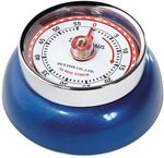 Zassenhaus K&uuml;chentimer SPEED, blau metallic, mechanischer Kurzzeitwecker | Eieruhr,