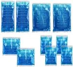 Relaxdays K&uuml;hlpads, 30er Set, Kalt Warm Kompressen, blau |...