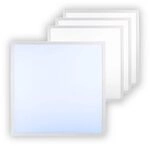 ENOVALITE 4er Pack LED Panel 62x62 cm, 36W 3600lm, 6000K Kaltwei&szlig; |...