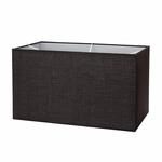 Lampenschirm Stoff, (40 x 22 x 24 cm), f&uuml;r Fassung E27 eckig, Ersatzschirm f&uuml;r