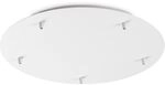 IDEAL LUX ROSONE Standard 5 Lichter Wei&szlig; Lampe 285634