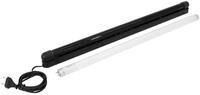 EUROLITE Komplettset 60cm 18W slim UV und wei&szlig; | Anschlussfertiges Set mit UV-R&ouml;hre