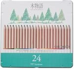 Tombow Ki-Monogatari Eco Farbstift, praktischer Metalldose, PEFC zertifiziert,