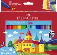 Faber-Castell 154311 &ndash; Packung mit 12 Jumbo-Markern, mehrfarbig, super waschbar