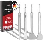 siwitec SDS Plus Mei&szlig;elset 4-teilig &ndash; 1x Spitzmei&szlig;el, 1x Flachmei&szlig;el, 1x
