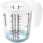 keeeper Messkanne mit Anti-Rutsch-Funktion, 500 ml, Massimo, Nordic Blue